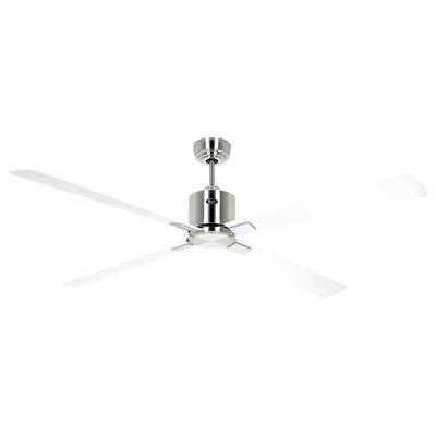 CasaFan ECO NEO III 152 BN-WE/LG WiFi Flügel Weiß/Lichtgrau Deckenventilator 27 W (Ø x H) 152 cm x 360 mm Chrom (gebürst-2
