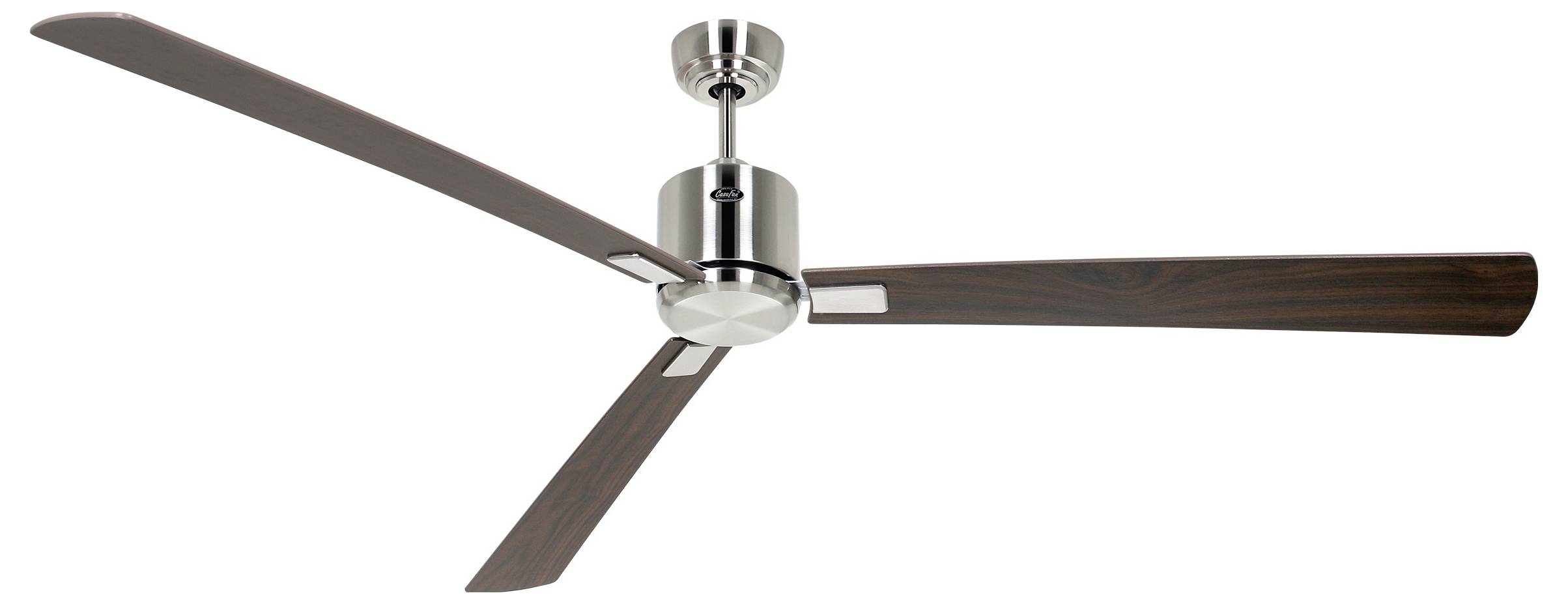 CasaFan ECO NEO III 180-4 BN-NB/KI WiFi Flügel Nussbaum/Kirsche Deckenventilator 28 W (Ø x H) 180 cm x 360 mm Chrom (geb-2
