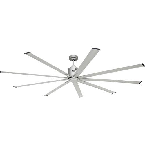 CasaFan BIG SMOOTH ECO 220 TS-TS Flügel Titansilber Deckenventilator 35 W (Ø x H) 224 cm x 460 mm Titansilber mit Fernbe...