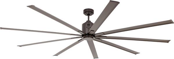 CasaFan BIG SMOOTH ECO 220 BZ-BZ Flügel Bronze Deckenventilator 35 W (Ø x H) 224 cm x 460 mm Bronze mit Fernbedienung, Timer, Winterbetrieb
