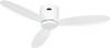 CasaFan ECO PLANO II 112 WE-WE WiFi Deckenventilator 13 W (Ø x H) 112 cm x 160 mm Weiß mit Fernbedienung, Timer, Winterbetrieb, App gesteuert