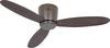 CasaFan ECO PLANO II 112 BZ-NB WiFi Deckenventilator 13 W (Ø x H) 112 cm x 160 mm Bronze mit Fernbedienung, Timer, Winterbetrieb, App gesteuert