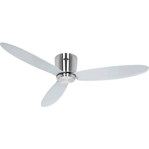 Thumbnail - CasaFan ECO PLANO II 132 BN-SI WiFi Flügel lack silber Deckenventilator 28 W (Ø x H) 132 cm x 160 mm Chrom (gebürstet) m...