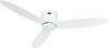 CasaFan ECO PLANO II 132 WE-WE WiFi Deckenventilator 28 W (Ø x H) 132 cm x 160 mm Weiß mit Fernbedienung, Timer, Winterbetrieb, App gesteuert