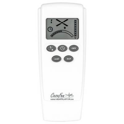 CasaFan ECO PLANO II 132 WE-WE WiFi Deckenventilator 28 W (Ø x H) 132 cm x 160 mm Weiß mit Fernbedienung, Timer, Winterb-2