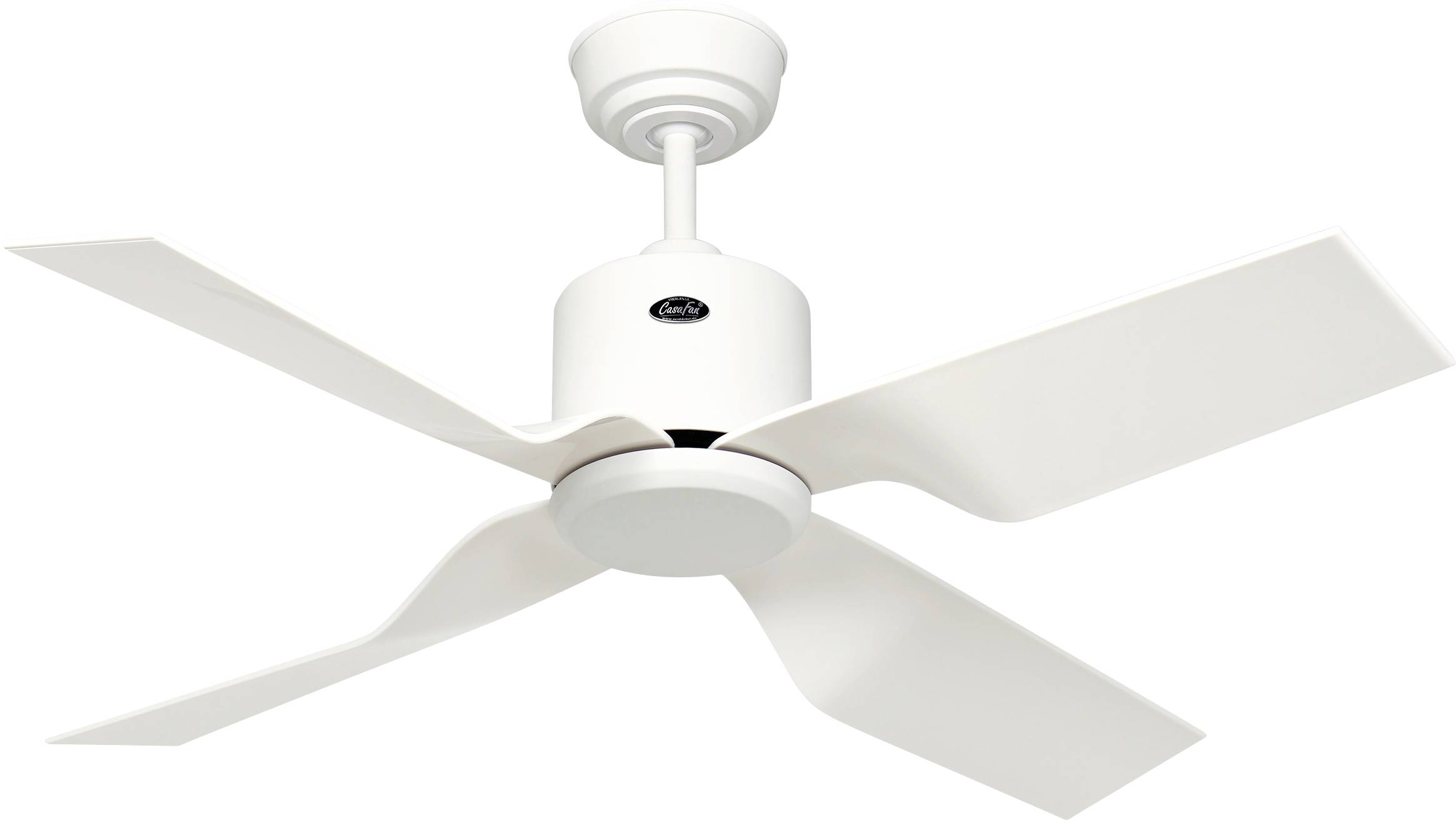 Thumbnail - CasaFan ECO VENTOS IP44 102 WE-WE WiFi Flügel weiß Deckenventilator 25 W (Ø x H) 102 cm x 435 mm Weiß mit Fernbedienung,...