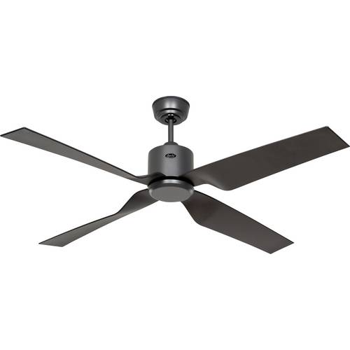 Thumbnail - CasaFan ECO VENTOS IP44 132 BG-BG WiFi Flügel basaltgrau Deckenventilator 26 W (Ø x H) 132 cm x 435 mm Basalt-Grau mit F...