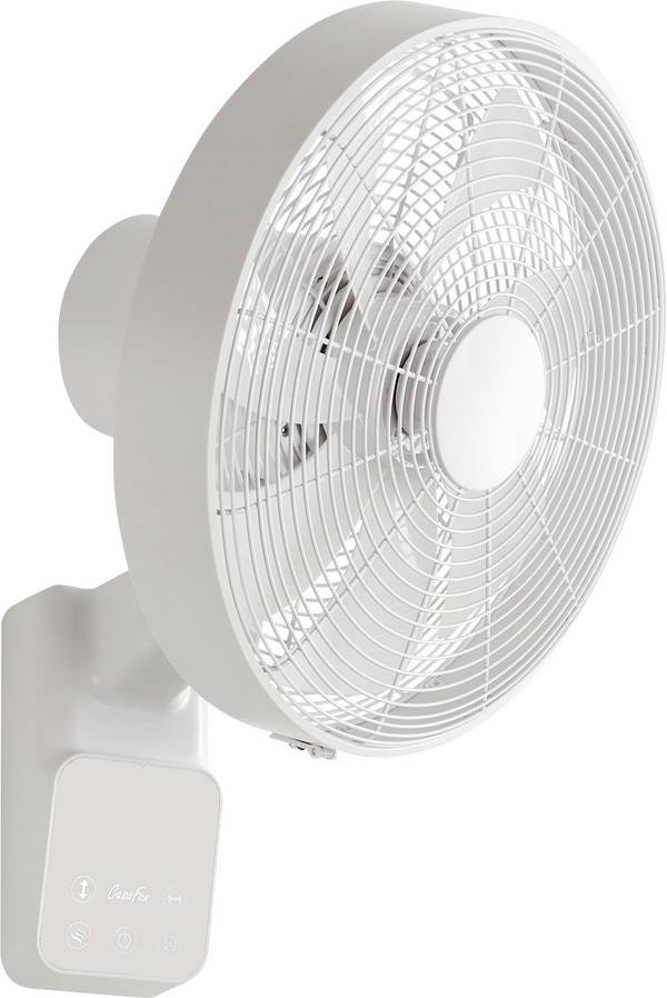 CasaFan AIROS ECO DESIGN WALL WE Wandventilator 45 W (Ø x H) 404 cm x 540 mm Weiß mit Fernbedienung, Timer