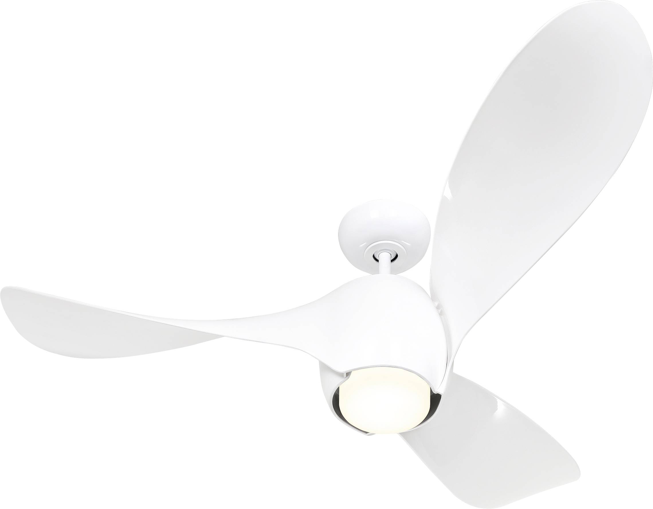 CasaFan ECO HELIX 132 WE Flügel Kunststoff weiß Deckenventilator 31 W (Ø x H) 132 cm x 180 mm Weiß mit Beleuchtung