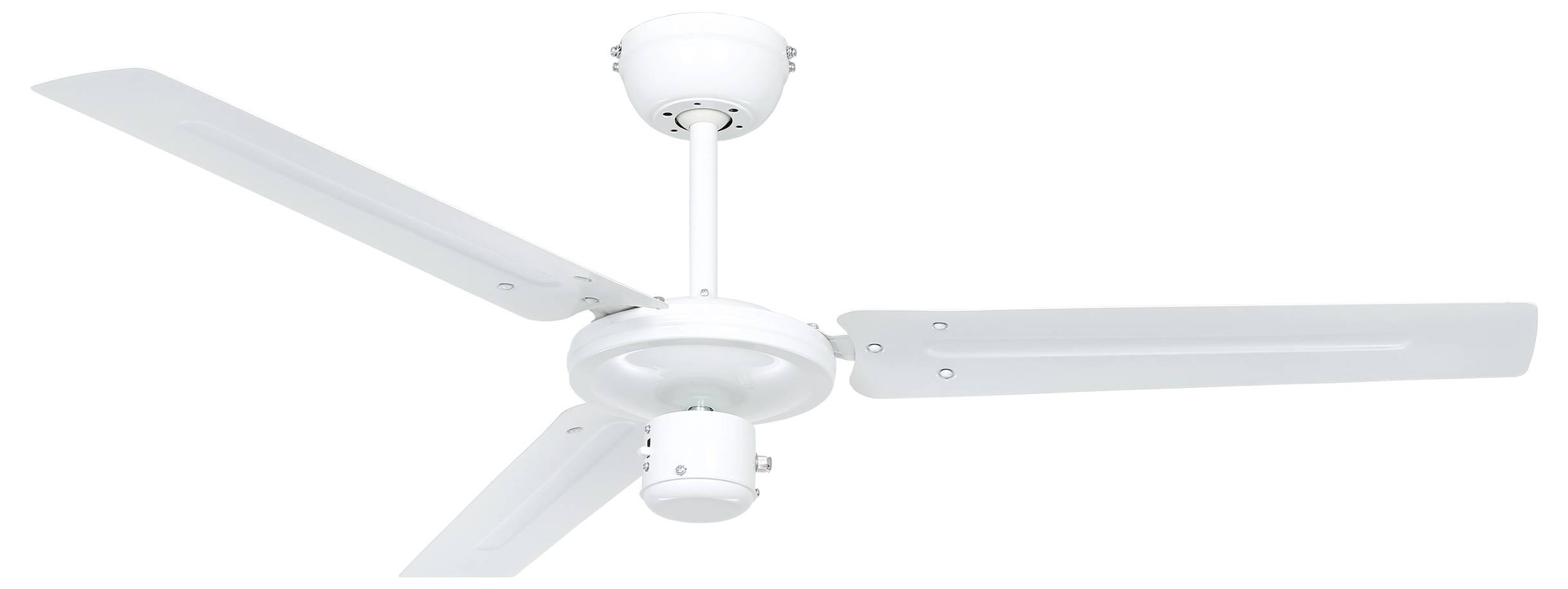 CasaFan TRISTAR-Z 120 WE Flügel Weiß Deckenventilator 59 W (Ø x H) 122 cm x 270 mm Weiß Winterbetrieb-1