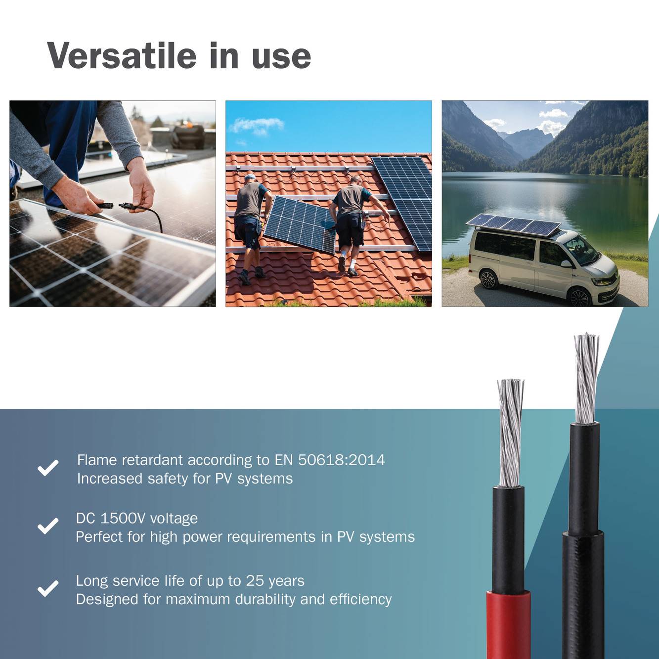 Digitus DK-SCEC66-0050 DK-SCEC66-0050 Solarkabel Verlängerung 6 mm² Kabellänge 5 m-5