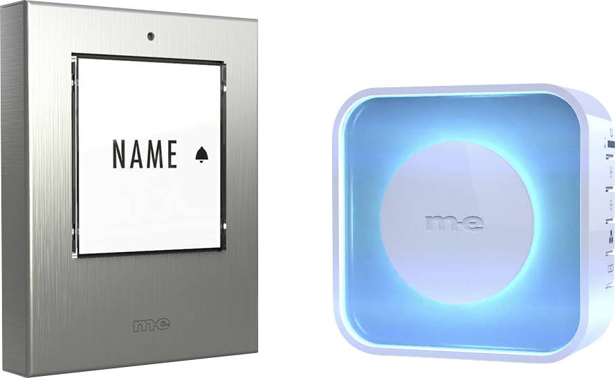 m-e modern-electronics 100060 Funkklingel beleuchtet