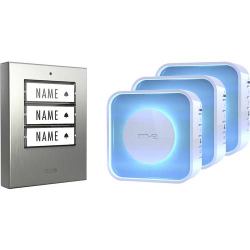 m-e modern-electronics 100064 Funkklingel beleuchtet