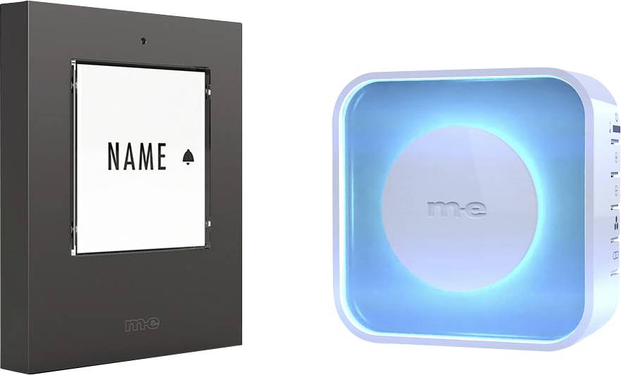 m-e modern-electronics 100077 Funkklingel beleuchtet