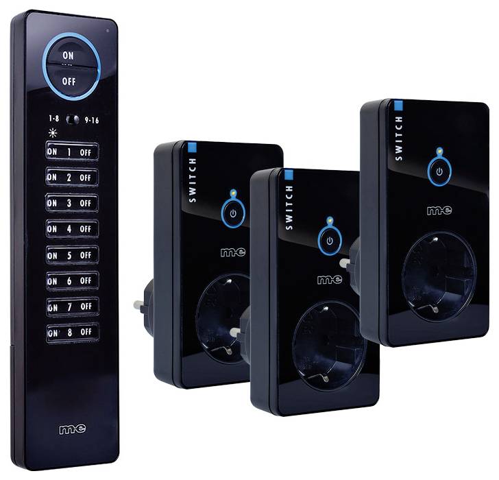 m-e modern-electronics CUVEO 1 S Funk-Signalgerät Schwarz