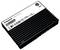 Kingston DC3000M 7,68 TB PCIe 5.0 NVMe U.2 Solid-State-Laufwerk mit schwarzem geripptem Design für verbesserte Kühlleistung.