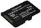 Eine schwarze Kingston Canvas Select Plus microSD-Karte mit 1 TB Kapazität, ausgestattet mit A1-, V30-, UHS-I- und Klasse-10-Spezifikationen.