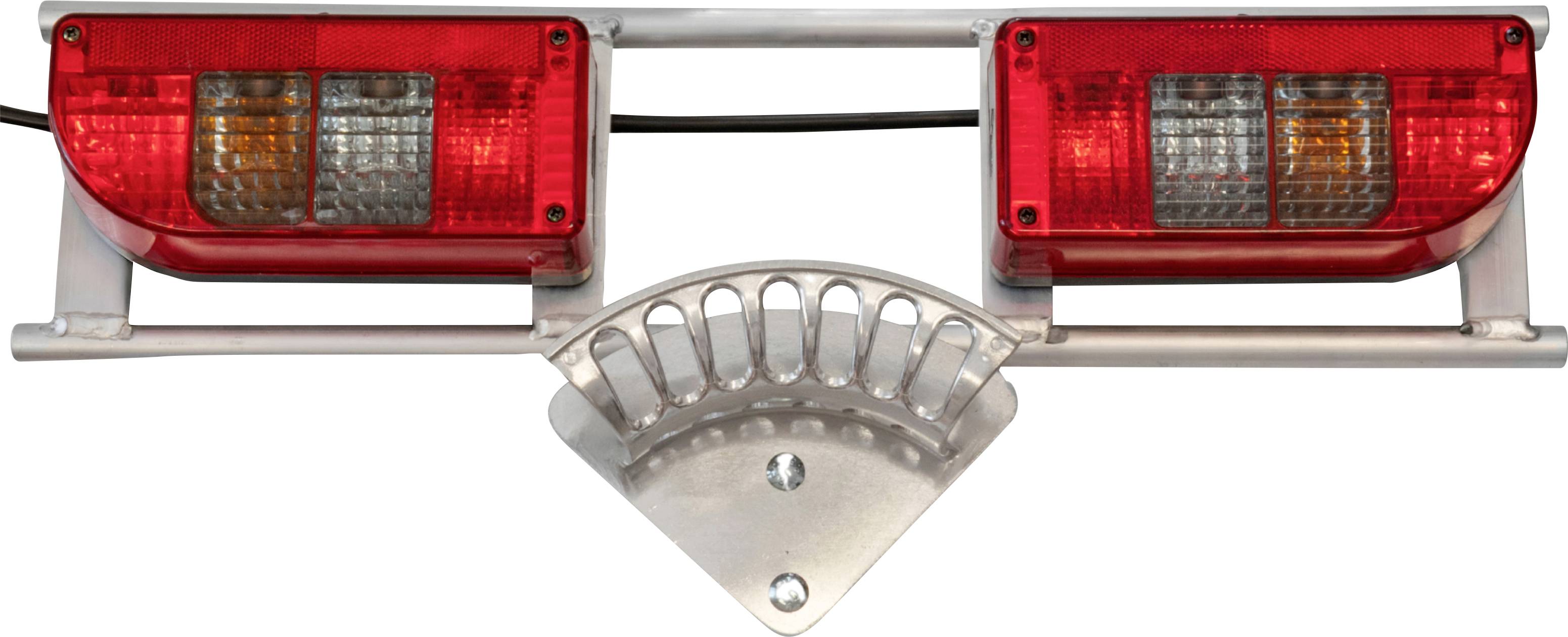 SecoRüt 70411 Prüfbalken für Anhängersteckdosen 12 Volt 7+13 pol. Aluminium Anhänger-Steckdosentester 12 V Pole:7 oder 1...