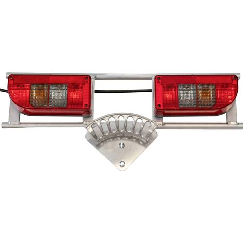 SecoRüt 70411 Prüfbalken für Anhängersteckdosen 12 Volt 7+13 pol. Aluminium Anhänger-Steckdosentester 12 V Pole:7 oder 1...