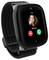 Smartwatch mit schwarzem Armband, das einen eingehenden Anruf von 'Mama' um 10:56 Uhr anzeigt, mit den Optionen Annehmen und Ablehnen.