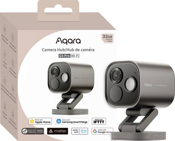 Aqara Aqara Camera Hub G5 Pro (Wi-Fi) - gray CH-C07D WLAN IP  Überwachungskamera  2688 x 1520 Pixel