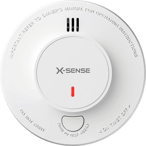 X-Sense SD19 Rauchwarnmelder inkl. 10 Jahres-Batterie batteriebetrieben (B x H x T) 122 x 45 x 122 mm 1 St.