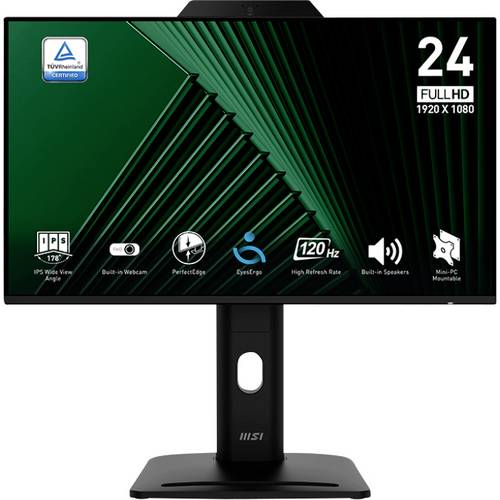 Thumbnail - MSI PRO MP242PMGDE LCD-Monitor EEK E (A - G) 60.5 cm (23.8 Zoll) 1920 x 1080 Pixel 16:9 4 ms HDMI®, VGA, DisplayPort, US...