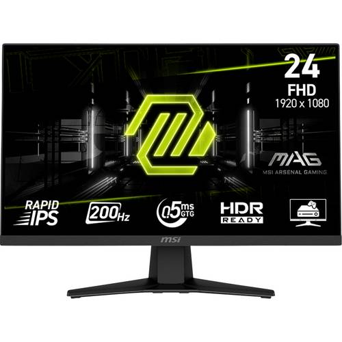 MSI MAG 244F Gaming Monitor EEK E (A - G) 59.9 cm (23.6 Zoll) 1920 x 1080 Pixel 16:9 0.5 ms DisplayPort, HDMI® IPS LCD