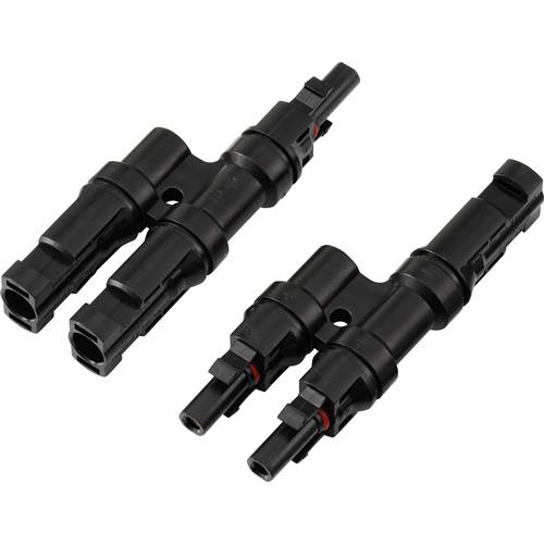 2 fach PV-Abzweigverbinder-Set TC-13805792 Schwarz TRU COMPONENTS Inhalt: 2 St.