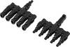 5 fach PV-Abzweigverbinder-Set TC-13805804 Schwarz TRU COMPONENTS Inhalt: 2 St.