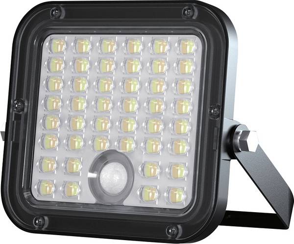 V-TAC VT-411CCT 23756 LED-Flutlichtstrahler, Solarmodul 10 W Leuchtfarben: Weiß