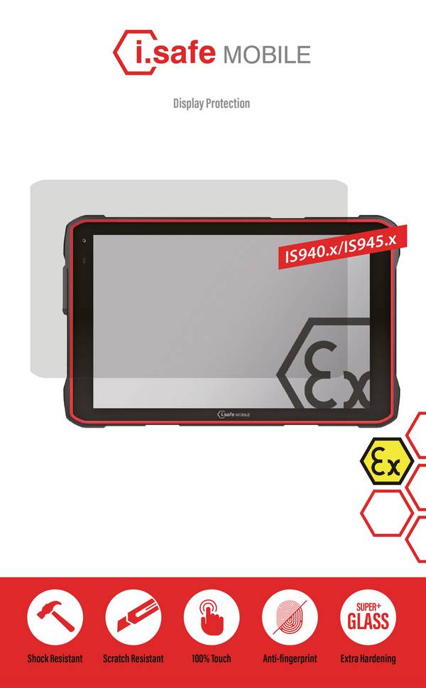 iSafe MOBILE PanzerGlass™ IS940.x/IS945.x Displayschutzglas i.Safe IS940.x, IS945.x 1 St.  02-00940091-034-000
