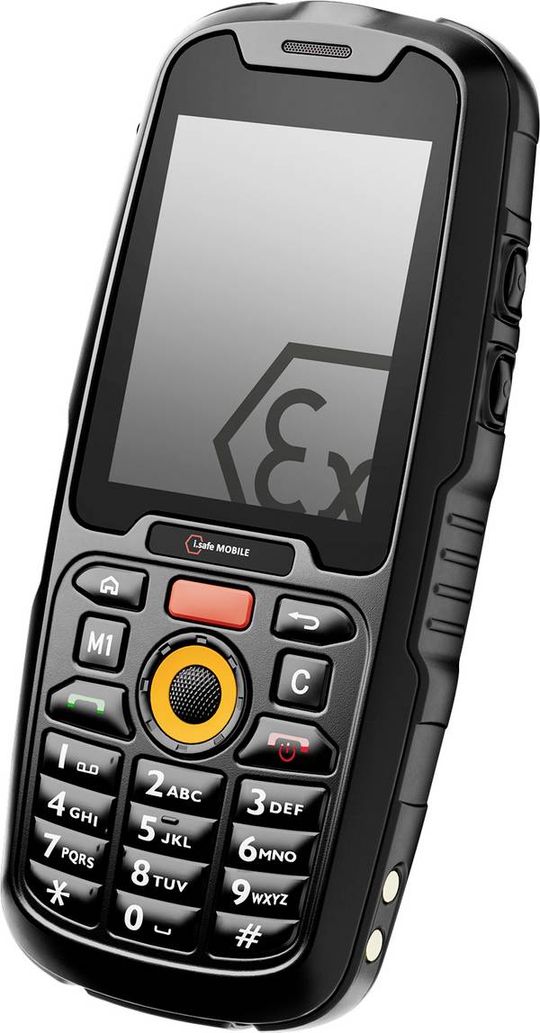 iSafe MOBILE IS120.2 USB-C Ex-geschütztes Handy ZONE 2/22 16 GB Schwarz 6.1 cm (2.4 Zoll)