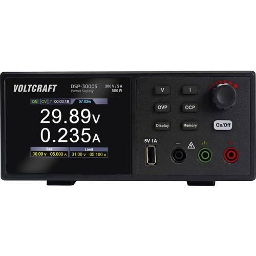 VOLTCRAFT DSP-30005 Labornetzgerät, Festspannung 0 - 300 V 5 A (max.) 500 W USB Anzahl Ausgänge 1 x