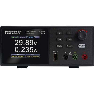 VOLTCRAFT DSP-30005 Labornetzgerät, einstellbar 0 - 300 V 5 A (max.) 500 W USB Anzahl Ausgänge 1 x-0