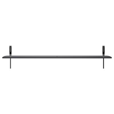 Eine elegante horizontale Soundbar mit minimalistischem Design, ausgestattet mit zwei nach oben gerichteten Lautsprechern an jedem Ende für eine verbesserte Audioausbreitung.