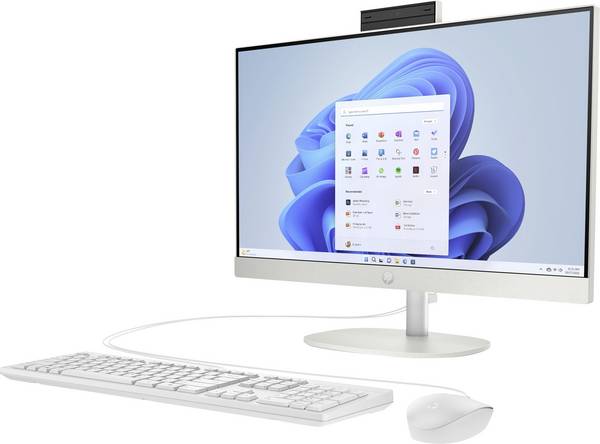 HP All-in-One PC 27-cr0009ng Shell White (P)  68.6 cm (27 Zoll) Full HD Intel® Core™ i5 i5-1335U 4.6 GHz 16 GB RAM          8R2S5EA#ABD
