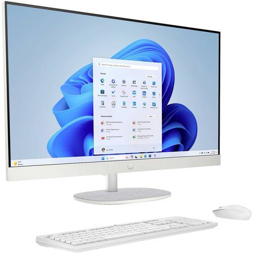 HP All-in-One PC AIO 24-cr2052ng Shell White (P) 60.5 cm (23.8 Zoll) Full HD Intel® Core™ Ultra 5 225U 4.8 GHz 8 GB RAM ...