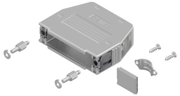 Conec SnapLock 16-003220E D-SUB Gehäuse Polzahl: 25 Kunststoff, metallisiert 90 °, 180 ° 1 St.