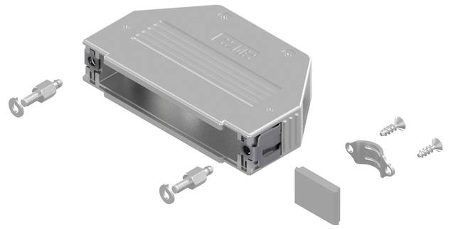 Conec SnapLock 16-003230E D-sub behuizing Aantal polen: 37 Kunststof, gemetalliseerd 90 &deg;, 180 &deg; 1 stuk(s)