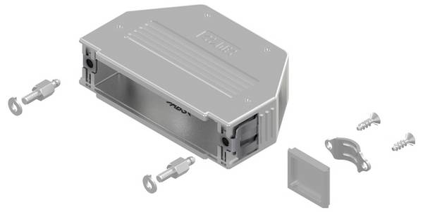 Conec SnapLock 16-003240E D-SUB Gehäuse Polzahl: 50 Kunststoff, metallisiert 90 °, 180 ° 1 St.