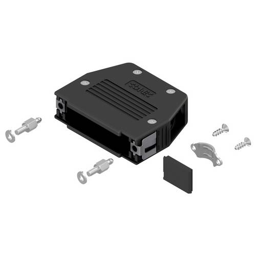 Conec SnapLock 16-003270E D-SUB Gehäuse Polzahl: 25 Kunststoff 90 °, 180 ° Schwarz 1 St.