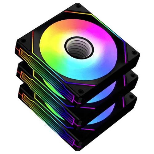 Xigmatek Infinity G20A PC-Gehäuse-Lüfter Schwarz (B x H x T) 120 x 25 x 120 mm inkl. LED-Beleuchtung