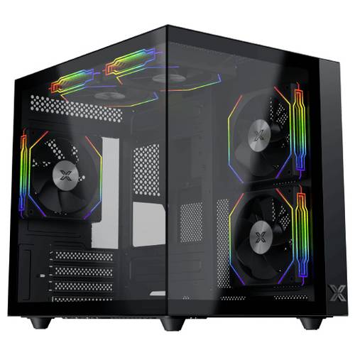 Xigmatek Aqua M Lite Mini-Tower PC-Gehäuse Schwarz