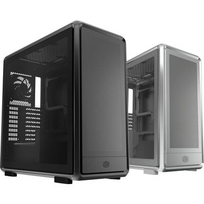 Cooler Master MasterFrame 600 Mesh Si Midi-Tower PC-Gehäuse Silber 3 Vorinstallierte LED Lüfter, Seitenfenster, Staubfil-0