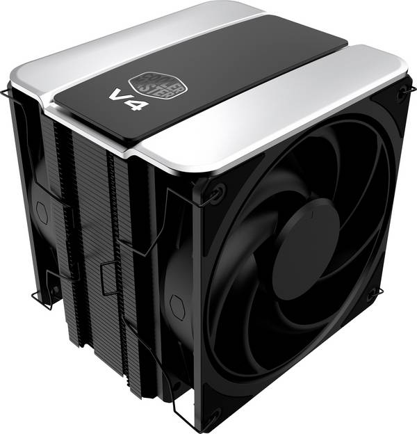 Cooler Master V4 Alpha CPU-Kühler mit Lüfter  Intel® LGA 1851, Intel® LGA 1700, Intel® LGA 1200, Intel® LGA 1150, Intel® LGA 1151, Intel® LGA 1155, Intel® LGA 1156, AMD® AM5, AMD® AM4