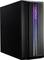 Ein schwarzer Computer-Tower mit beleuchteten vertikalen LED-Streifen und dem Markennamen 'CAPTIVA' auf dem Frontpanel.
