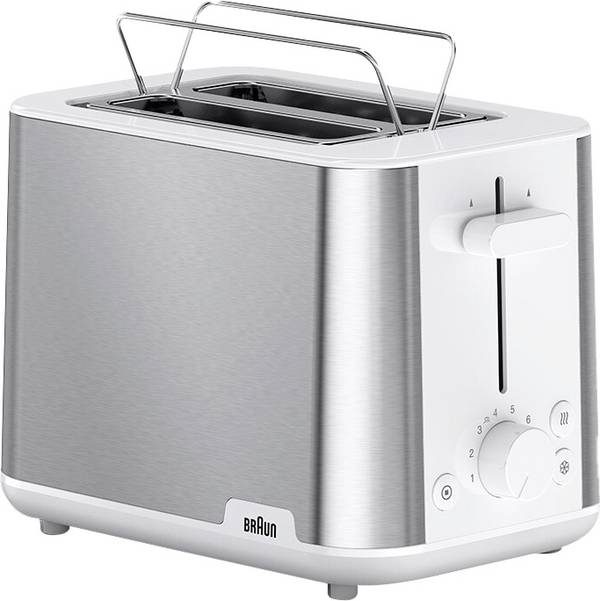 Braun HT 1510 BK Toaster BPA-frei Edelstahl, Schwarz