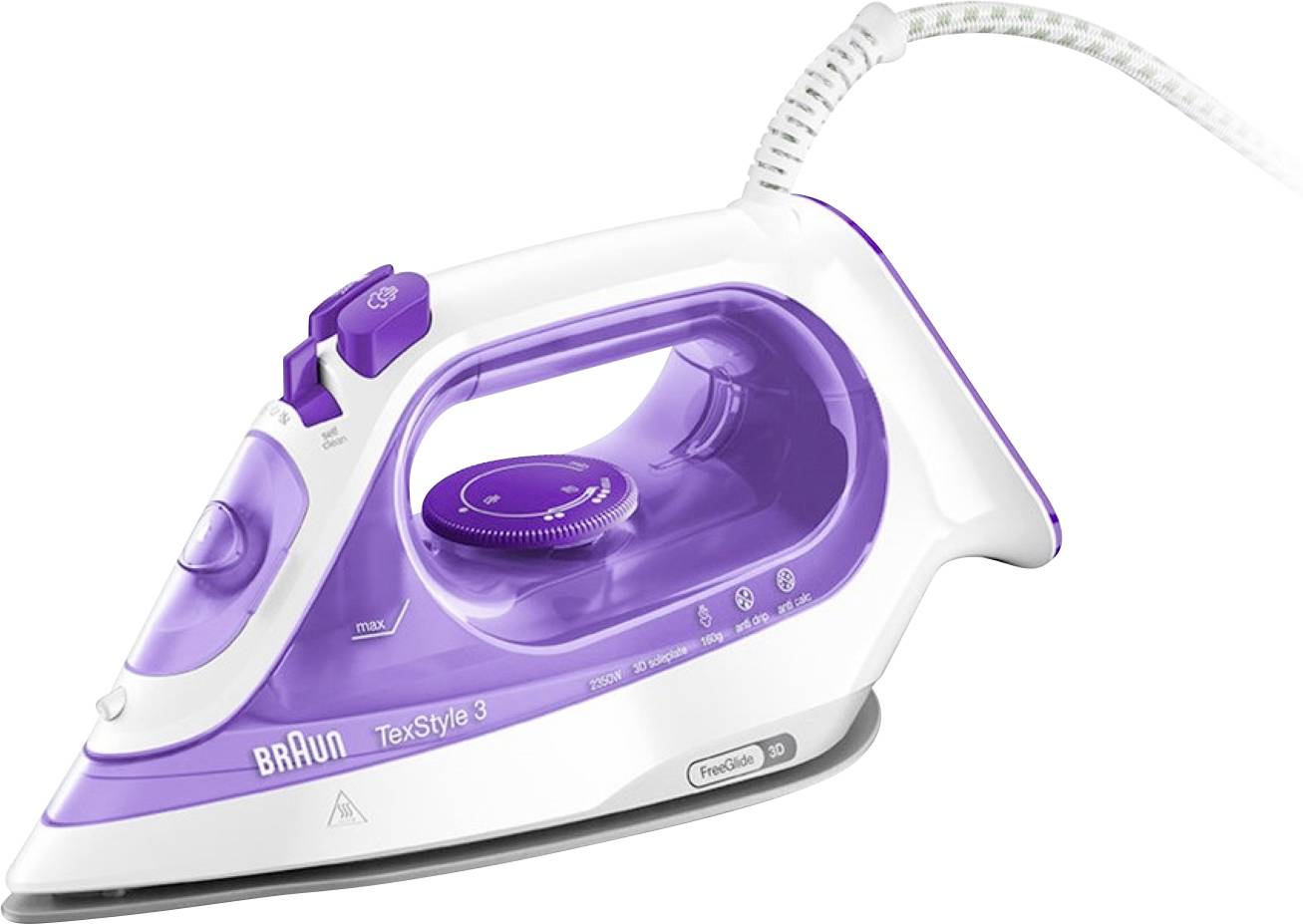 Braun SI 3042 VI 0127405002 Dampfbügeleisen 2350 W Violett