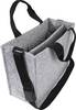 Sigel Notebook Tasche Desk Sharing Bag Classic M Synthetischer Filz Hellgrau (B x H x T) 36 x 28 x 15 cm Passend für maximal: 39,1 cm (15,4")